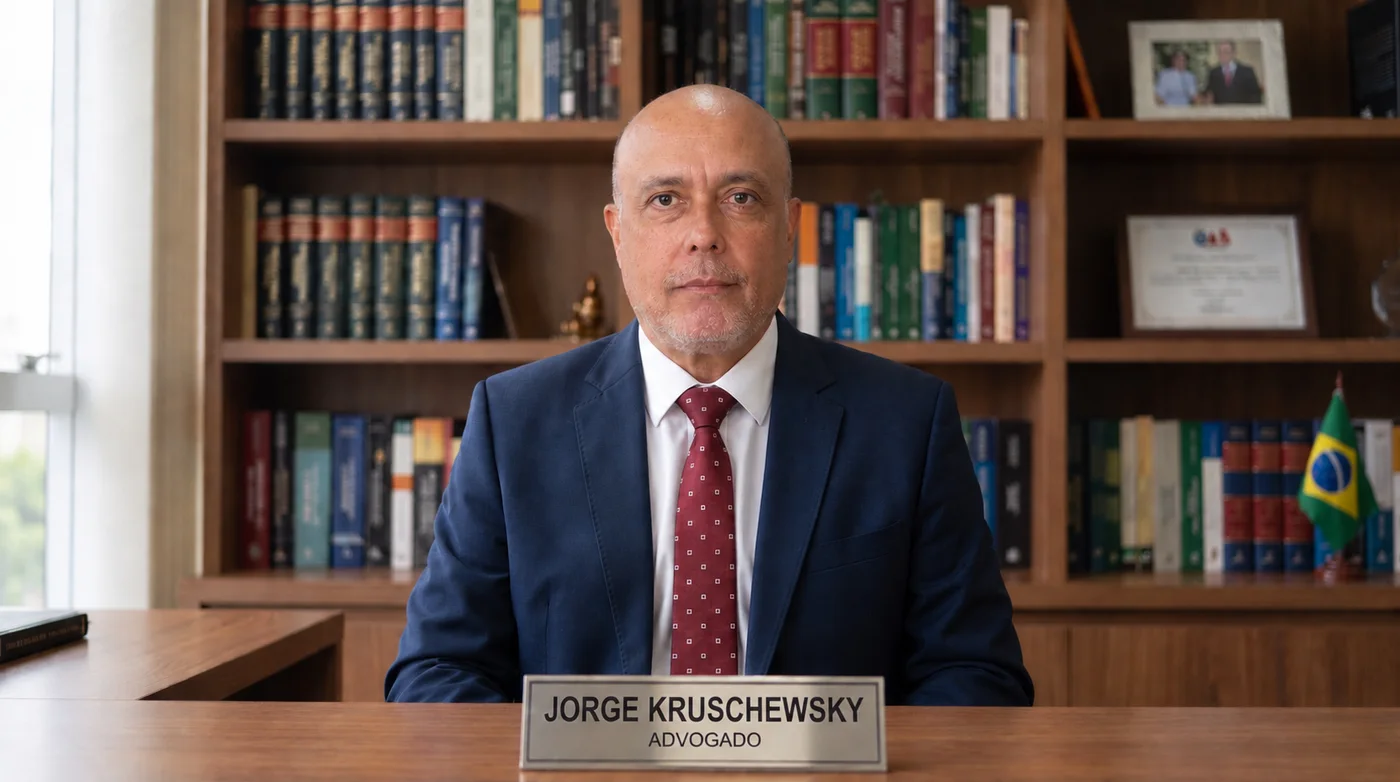 Jorge Kruschewsky, advogado responsável pelo escritório, em sua sala em Salvador